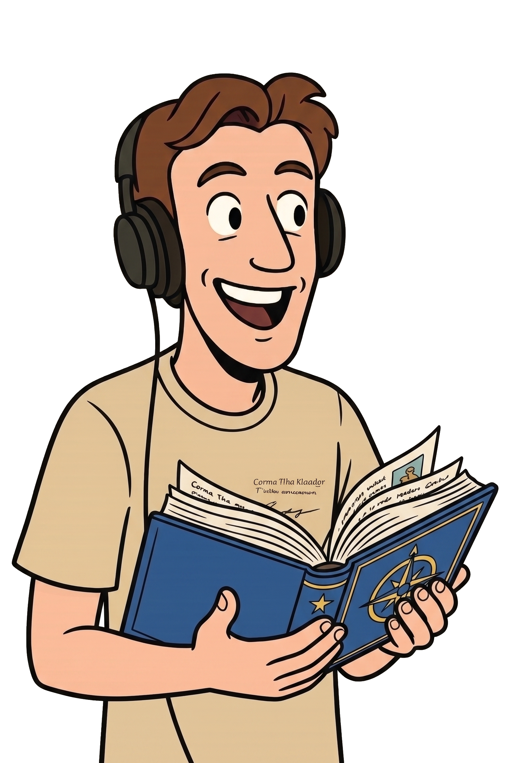 Mascotte met boek